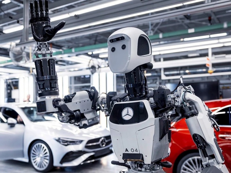 A Mercedes Kecskeméten kezdte el tesztelni vadiúj robotmunkásait