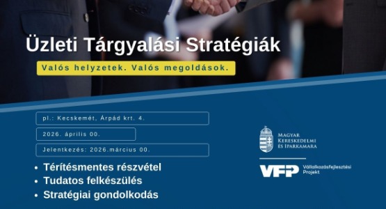Üzleti Tárgyalási Stratégiák képzés