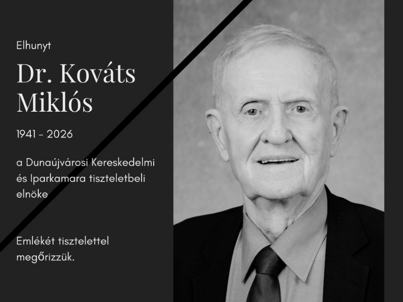 Elhunyt Dr. Kováts Miklós
