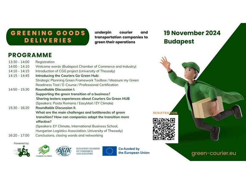 Greening Goods Deliveries esemény