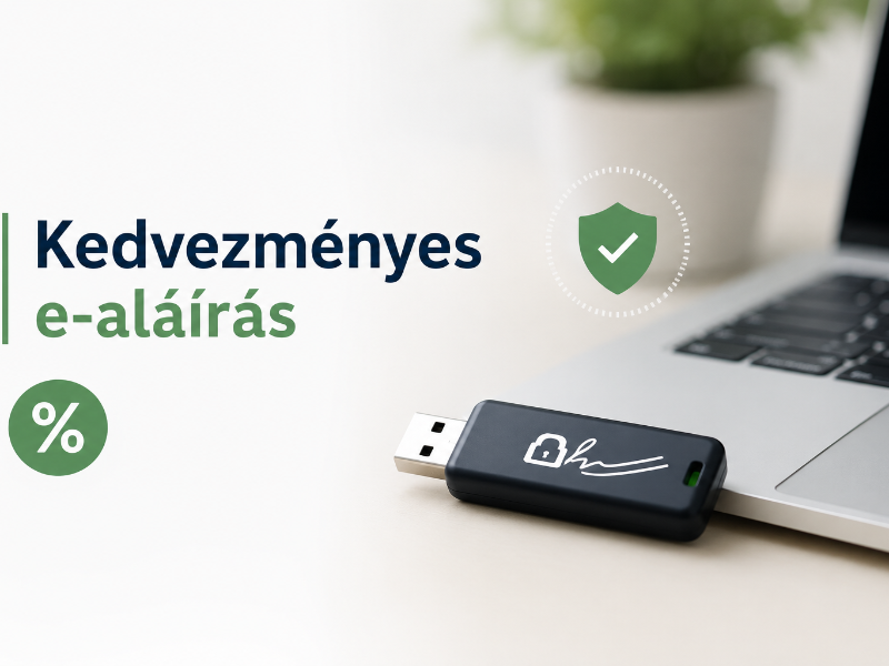 Kedvezményes elektronikus aláírási szolgáltatás