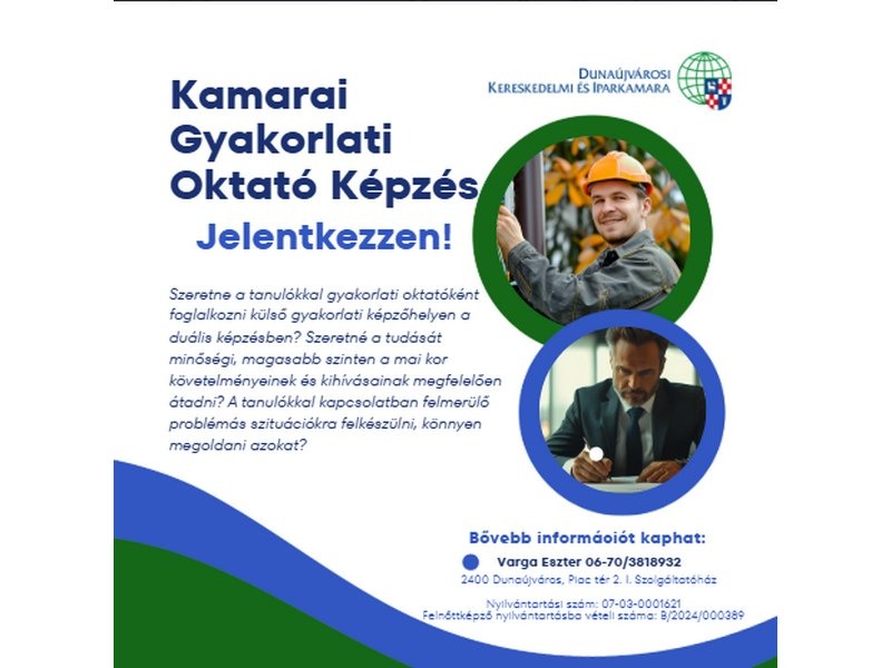 Kamarai Gyakorlati Oktató Képzés