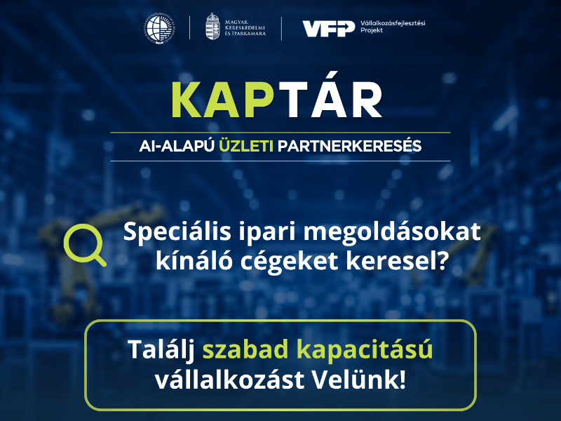 KAPTÁR: digitális megoldás a hazai beszállítói kapcsolatok erősítésére