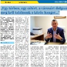 „Egy térben, egy célért, a városért dolgozunk, meg kell találnunk a közös hangot...”