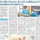 Duális képzés: ősztől szakképzési munkaszerződéssel