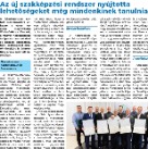 Az új szakképzési rendszer nyújtotta lehetőségeket még mindenkinek tanulnia kell