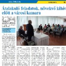 Átalakuló feladatok, növekvő kihívások előtt a városi kamara